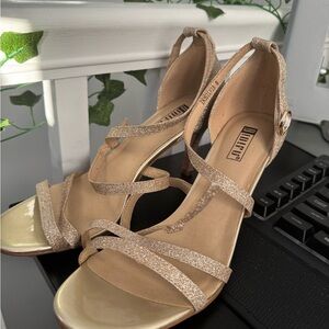 Dune London Glittering Gold Heels